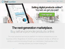 Tablet Screenshot of dealguardian.com